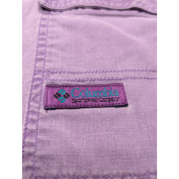 Columbia Vintage Mens Short Sleeve Button Down Shirt - XL Made in USA Y2K - Picture 6 of 7